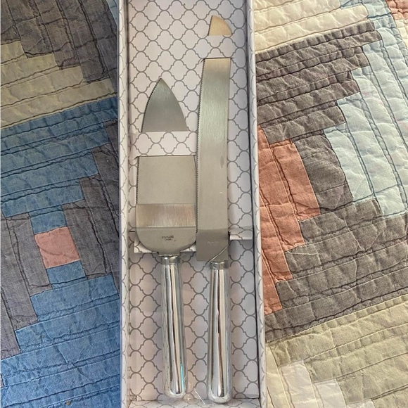 Other - Elegant Silver Knife and Server Set